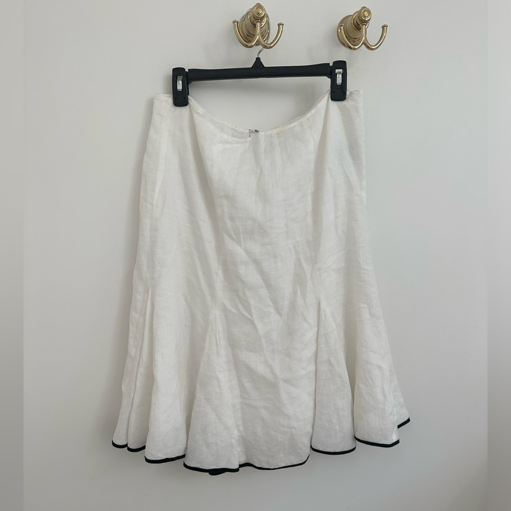 Ralph Lauren Vintage Linen Skirt size 12